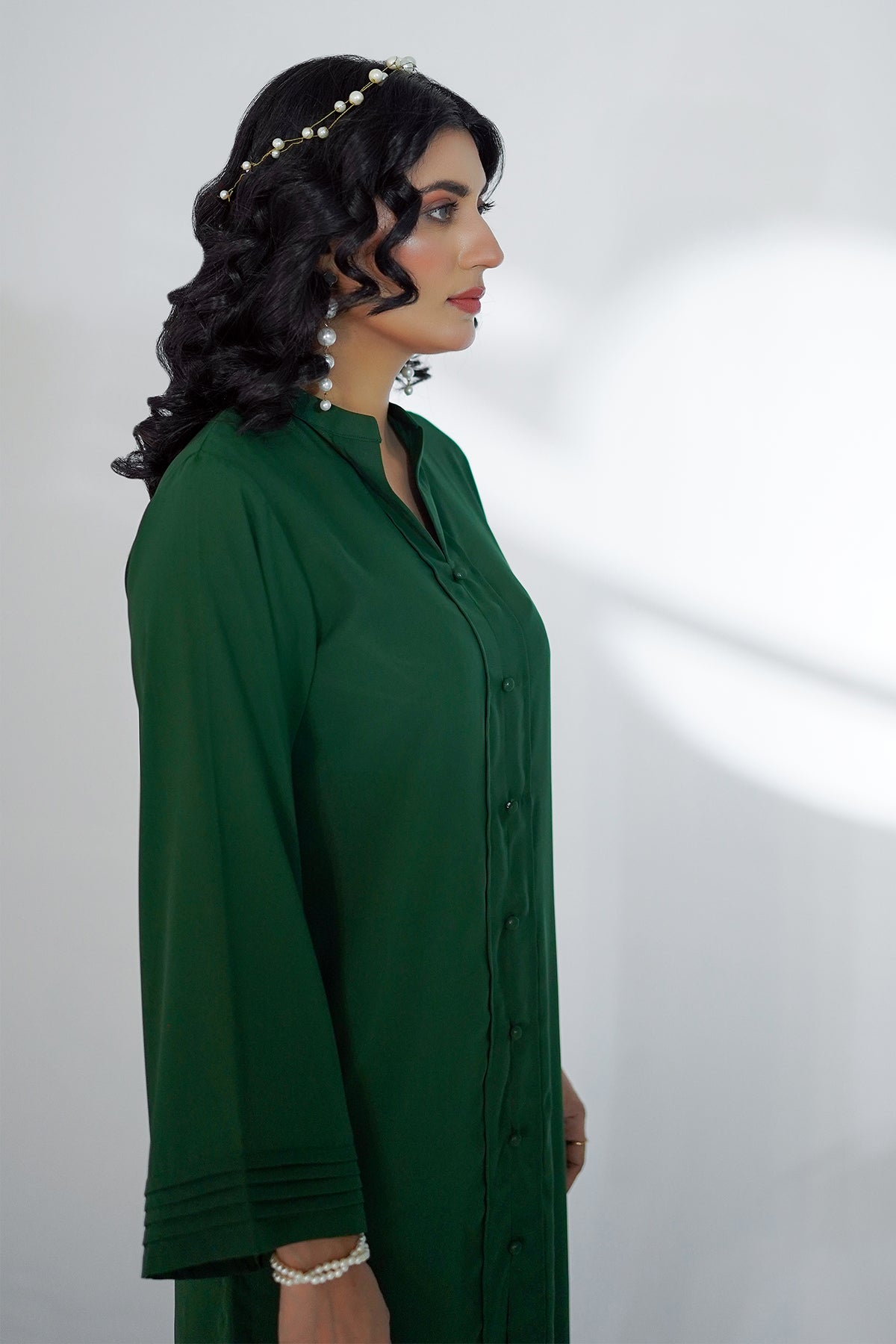 Lush Green Classic Dress