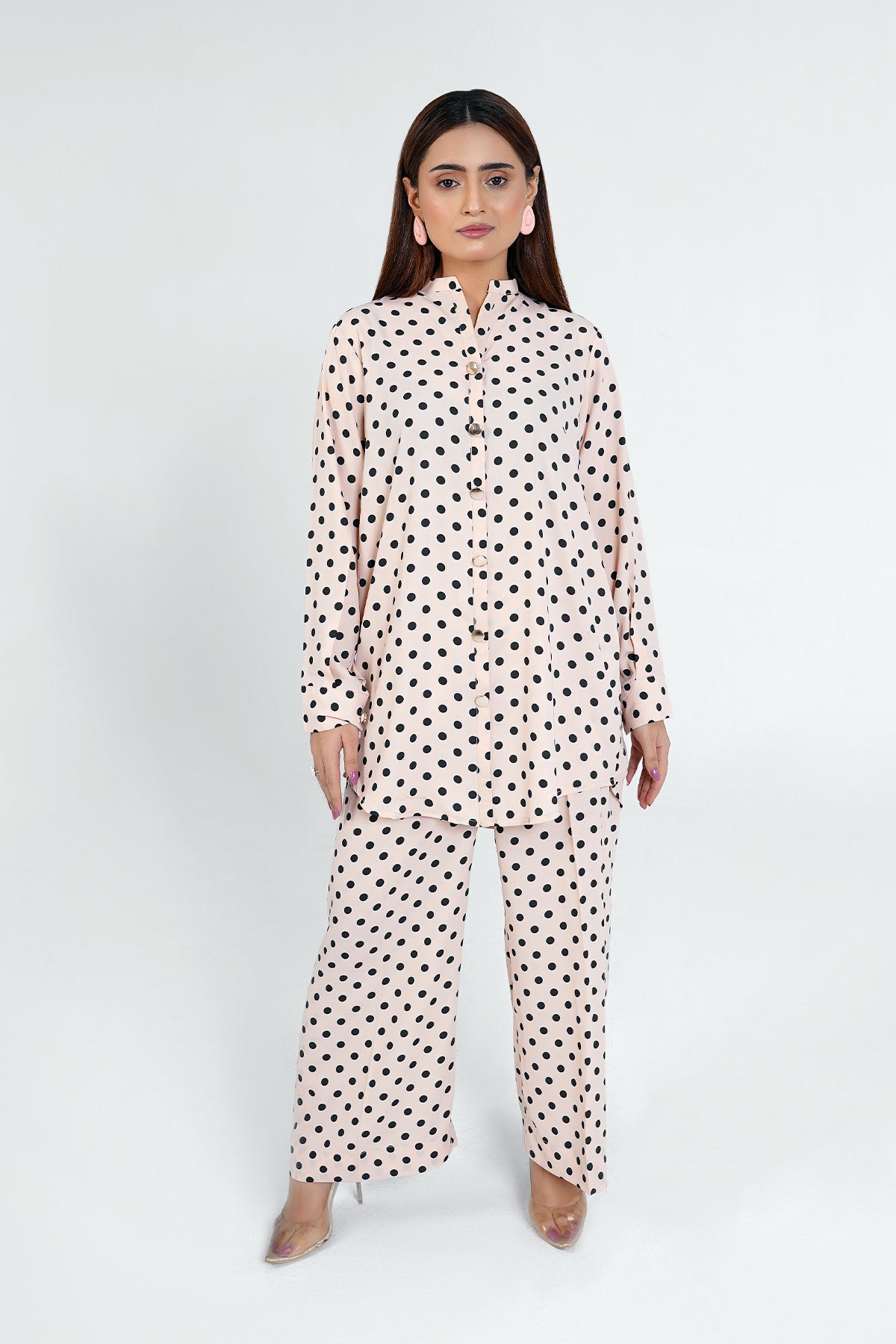 Polka Dot Two-Piece Co-Ord Set