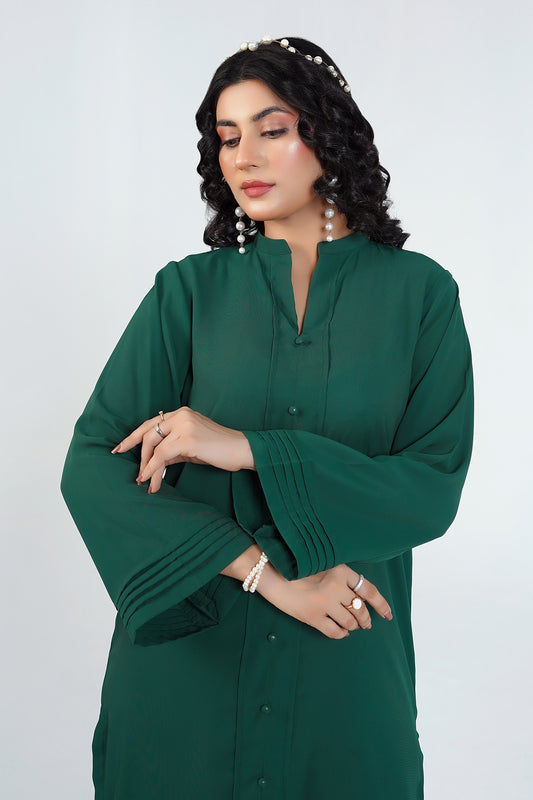 Lush Green Classic Dress