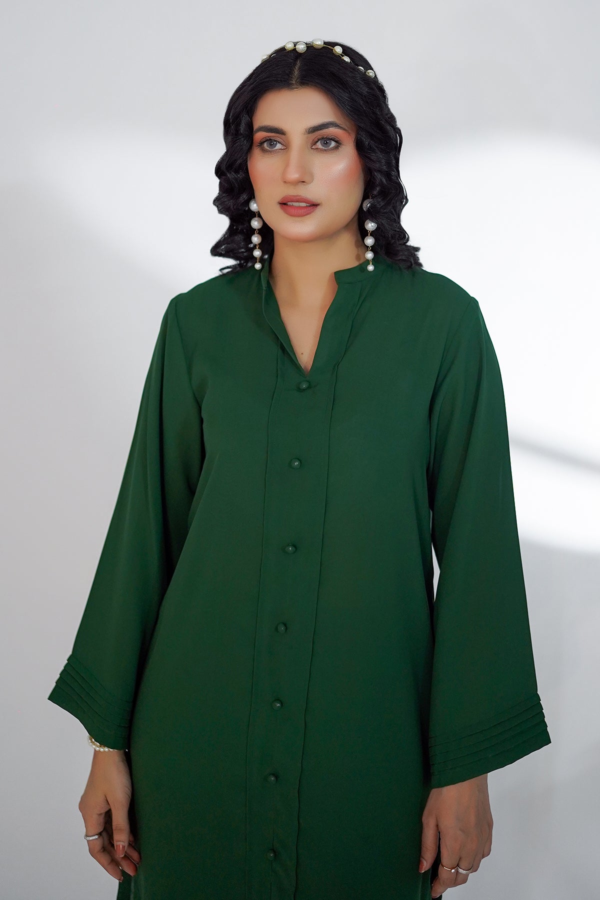 Lush Green Classic Dress