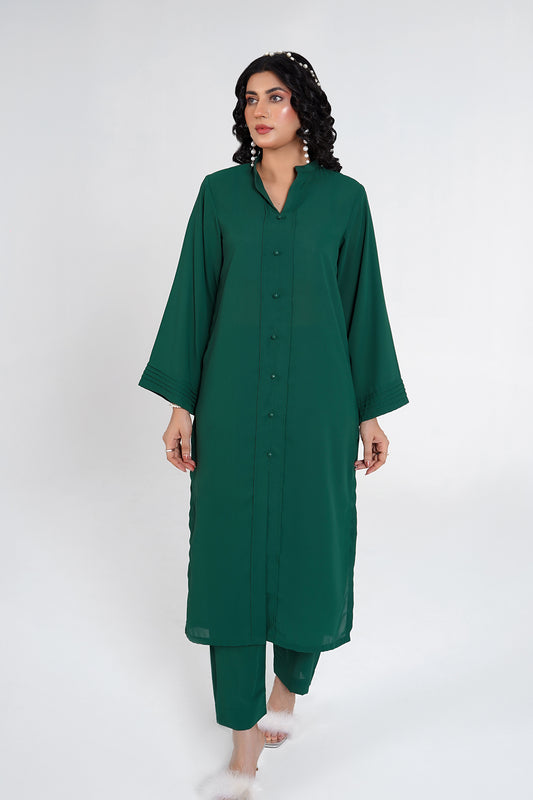 Lush Green Classic Dress