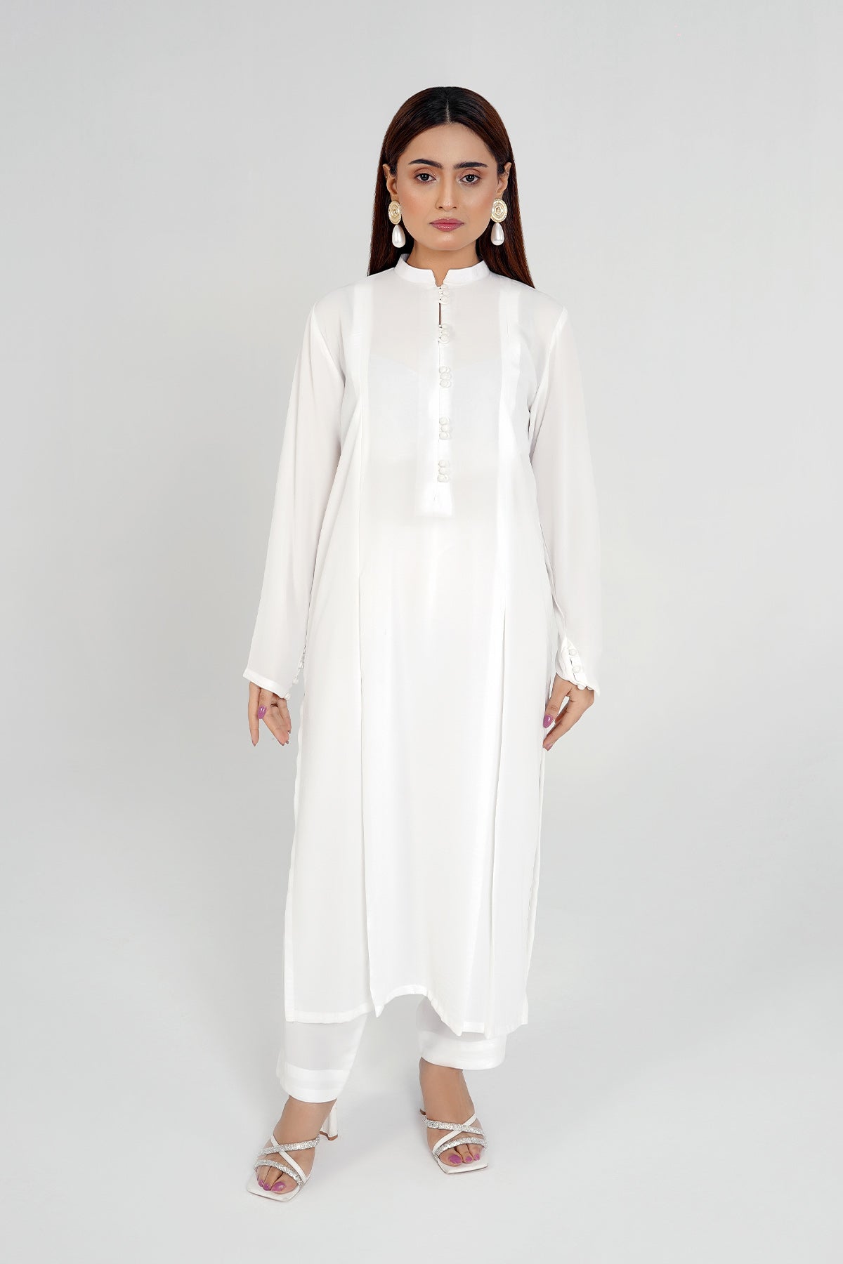 White Elegent Dress