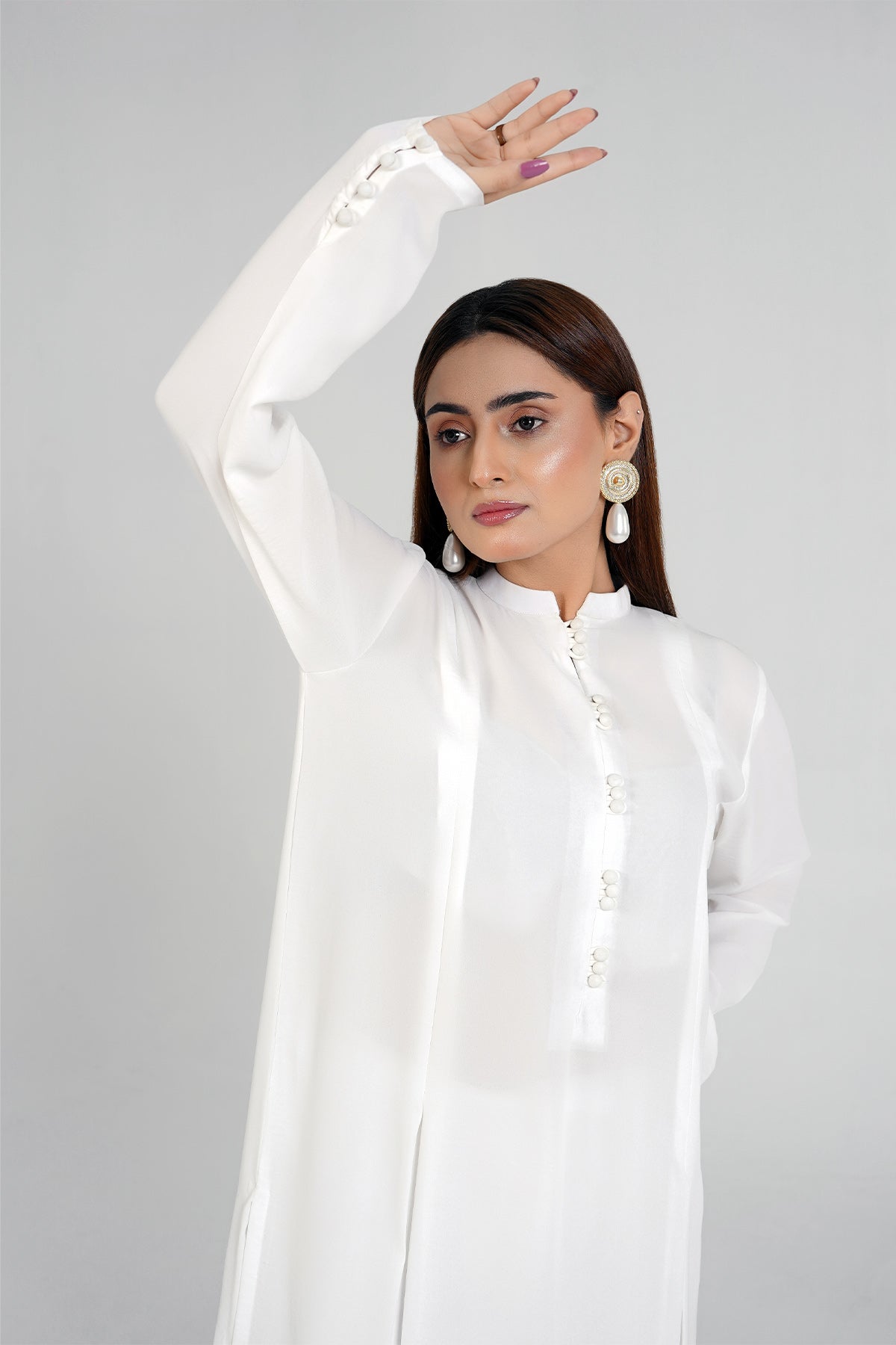 White Elegent Dress