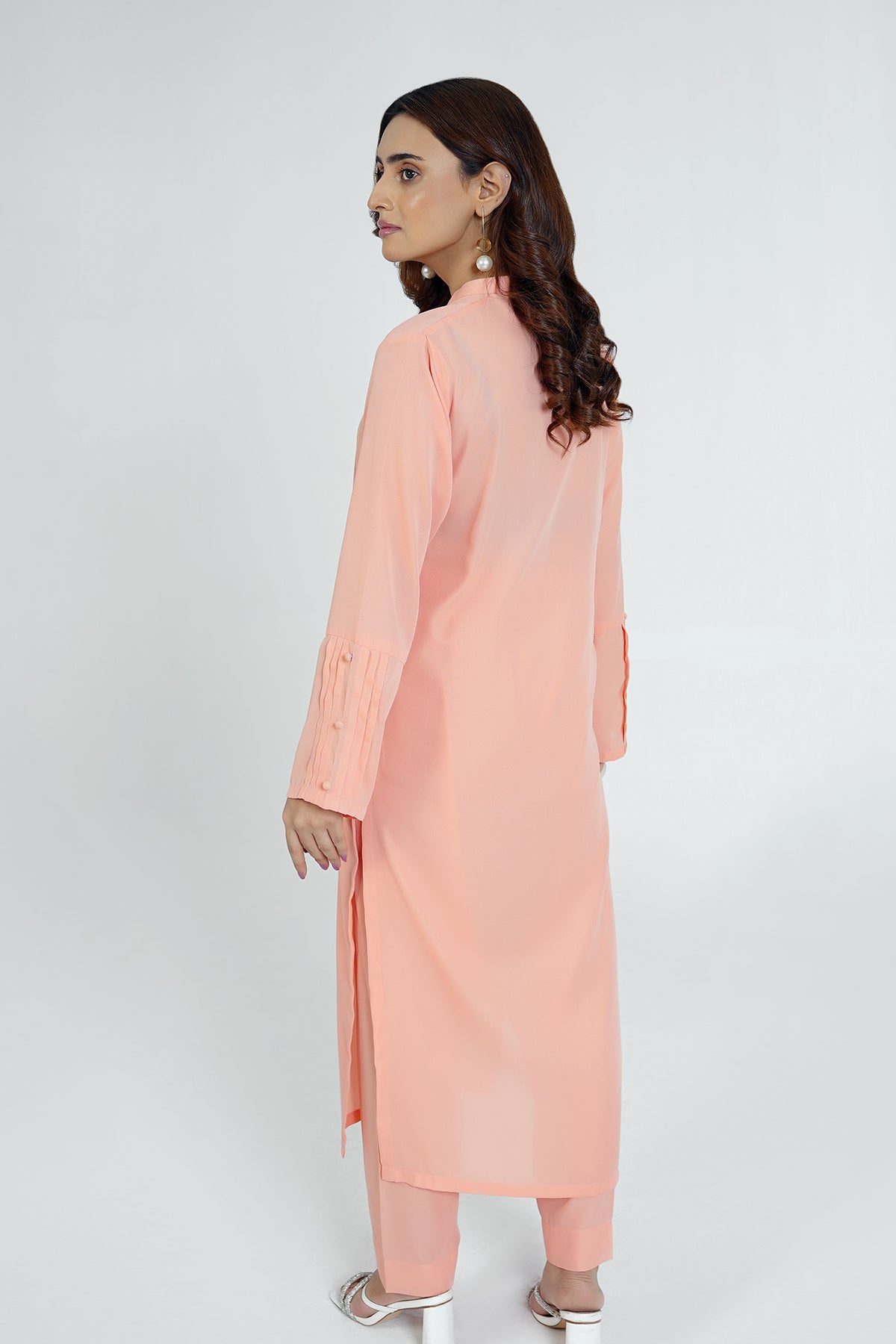 Velora Classic Peach Dress