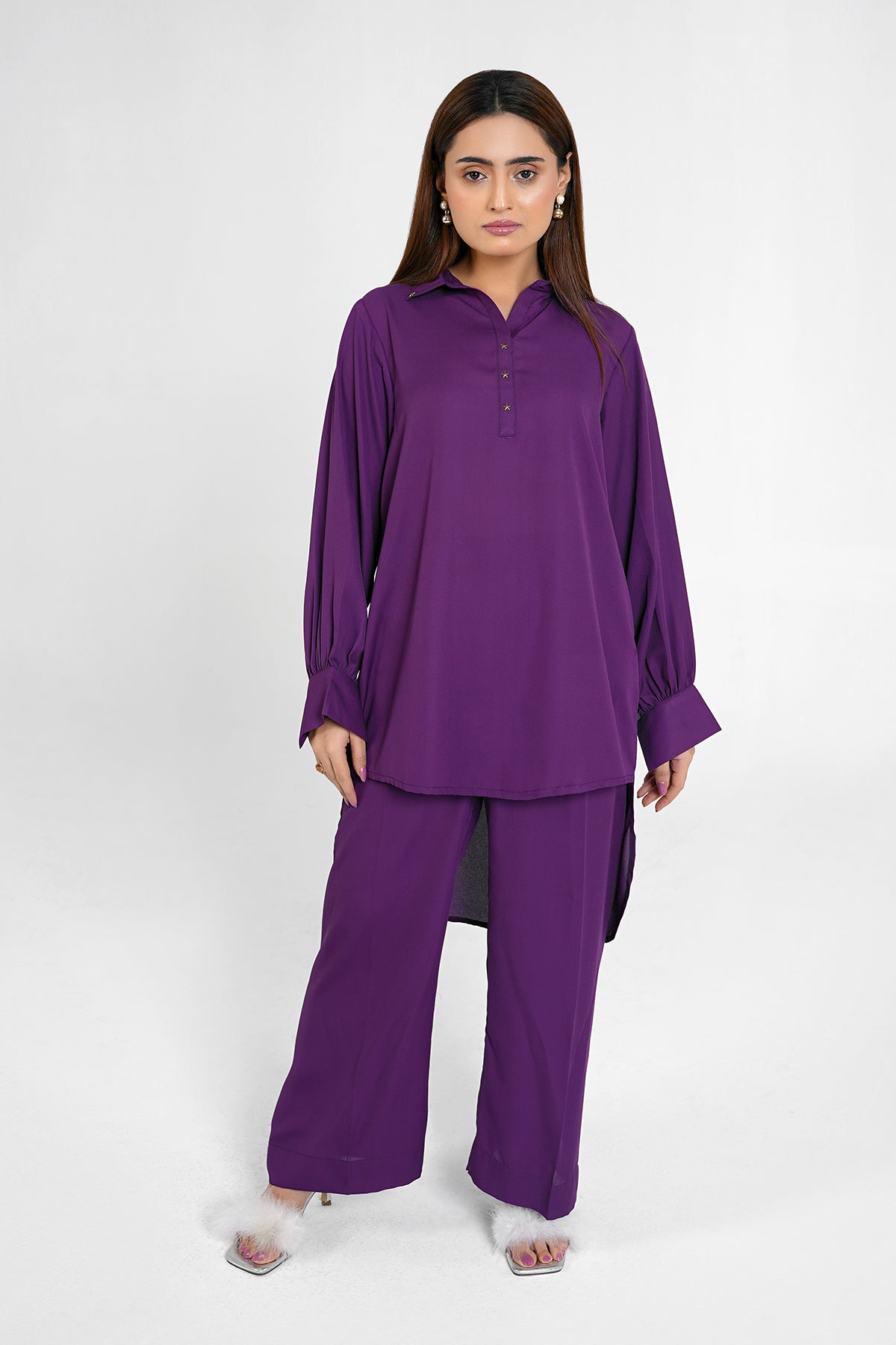 Velora Purple Co-Ord Set