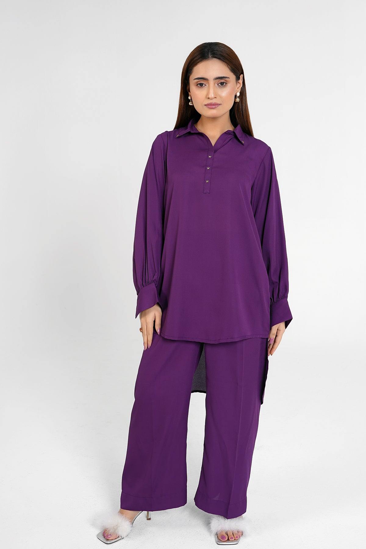 Velora Purple Co-Ord Set