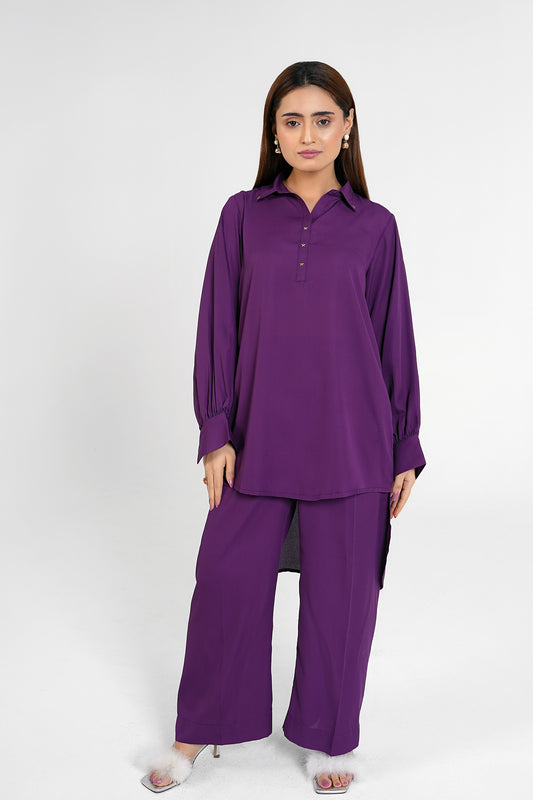 Velora Purple Co-Ord Set