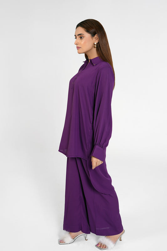 Velora Purple Co-Ord Set