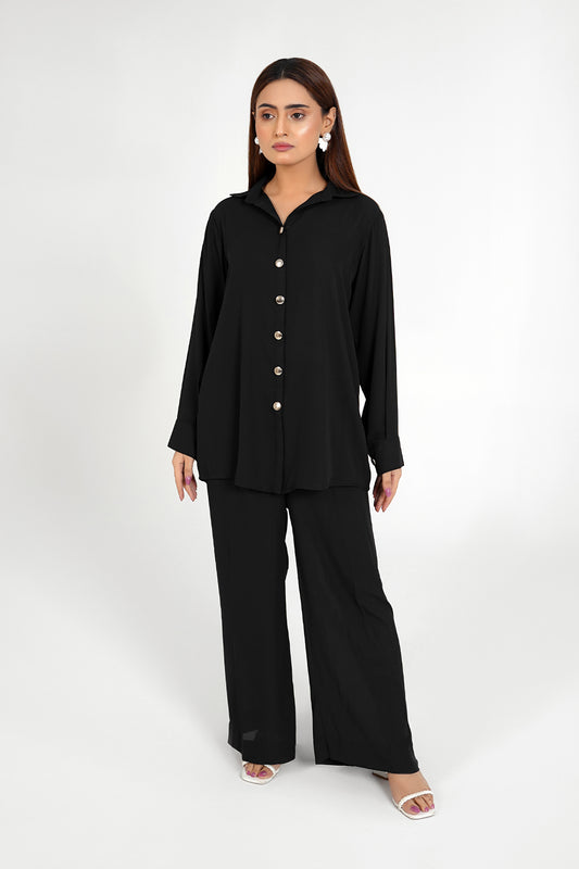 Elegant Black Co-Ord Set