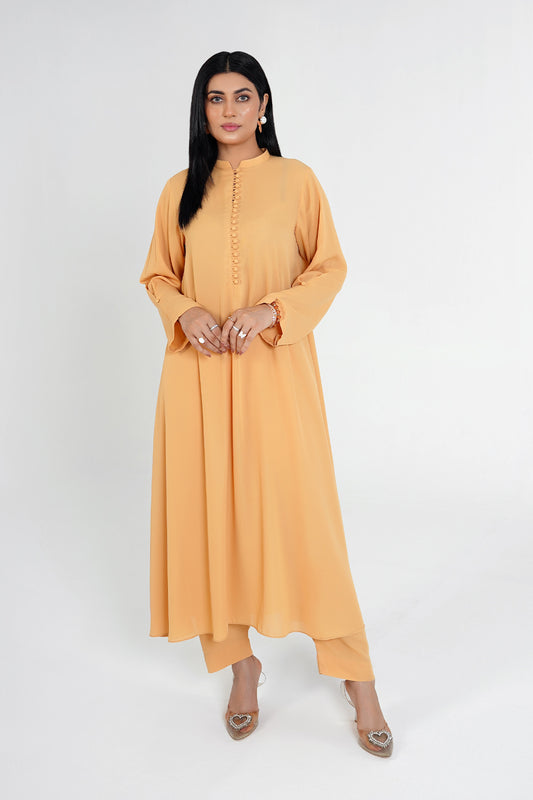 Golden Glow Long Frock