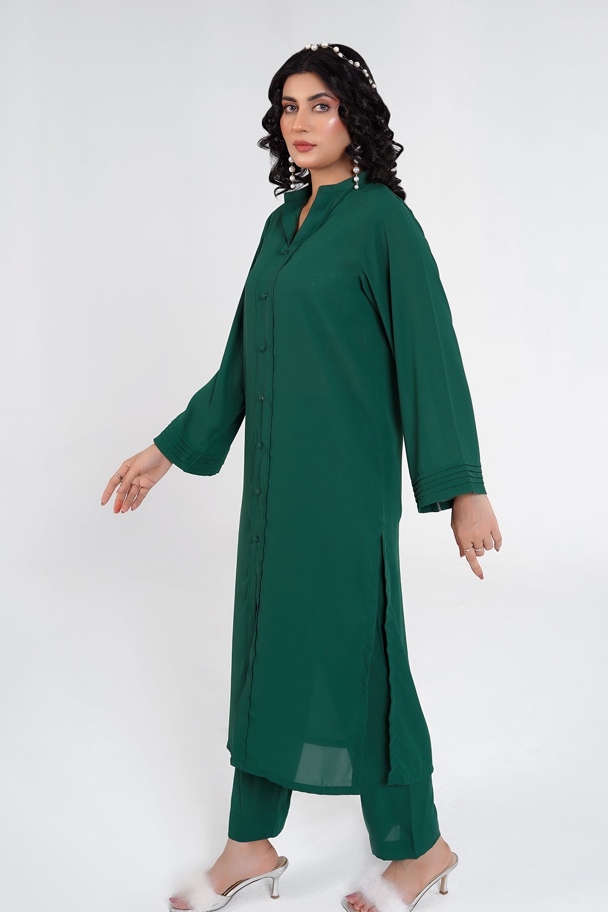Lush Green Classic Dress