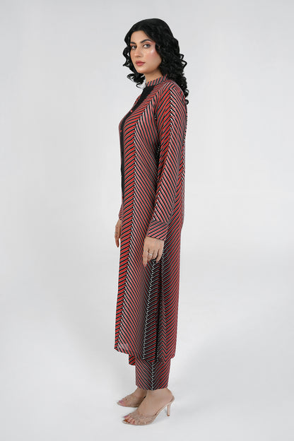 Multi Stylish Print Dress