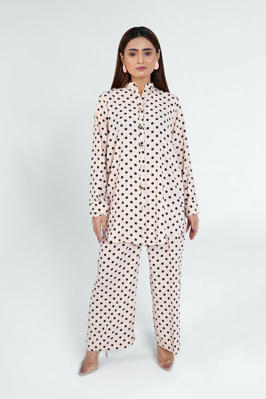 Polka Dot Two-Piece Co-Ord Set