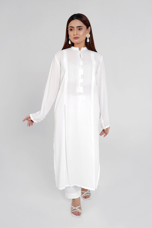 White Elegent Dress