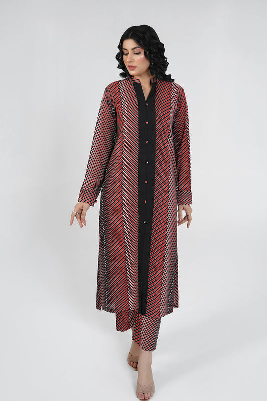 Multi Stylish Print Dress