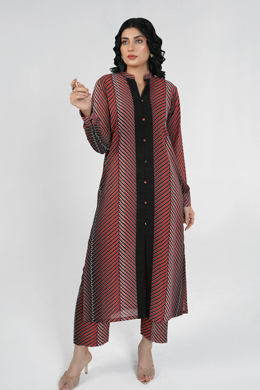 Multi Stylish Print Dress