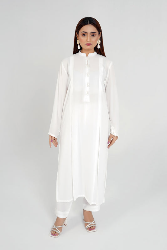 White Elegent Dress