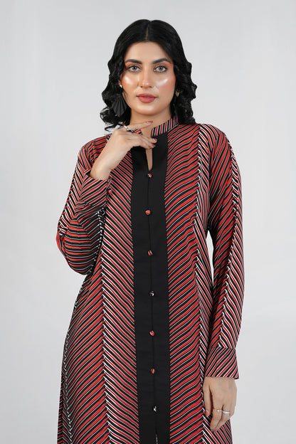 Multi Stylish Print Dress
